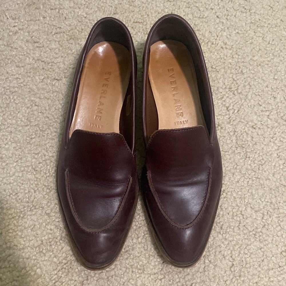 Everlane The Modern Loafer in Burgundy